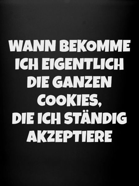 Accept Cookie – Funny Saying
