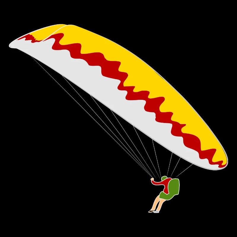 Bunter Gleitschirm