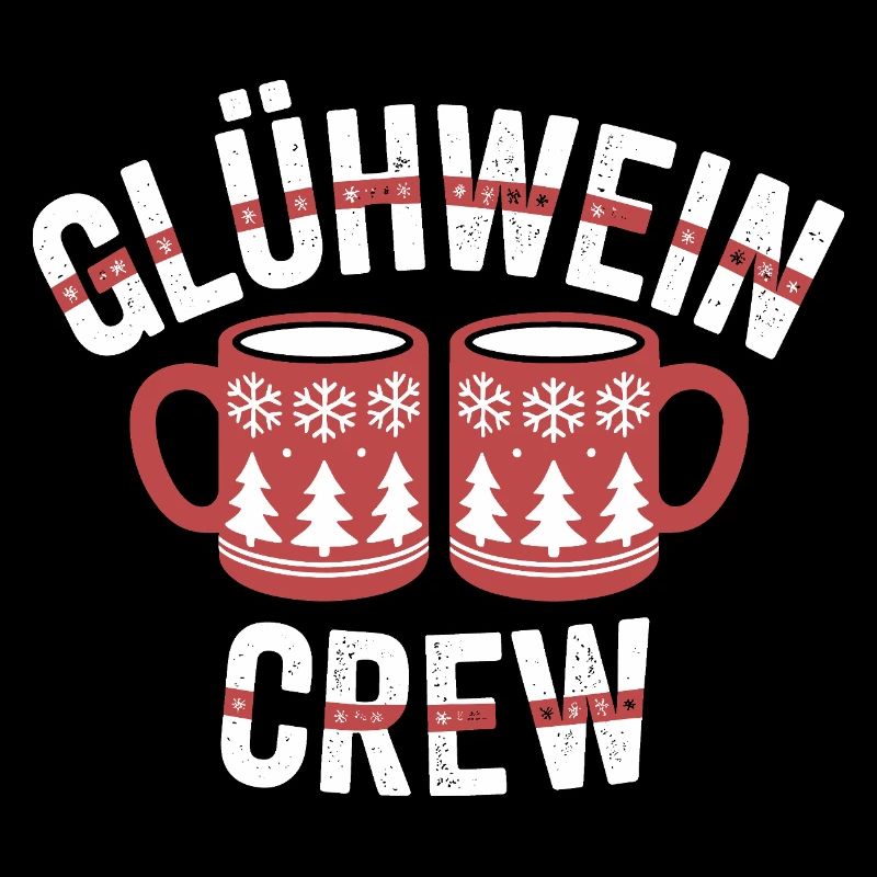 Équipe du vin chaud Marché de Noël joyeux