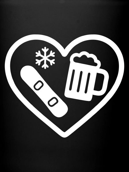 Bière de snowboard Heart