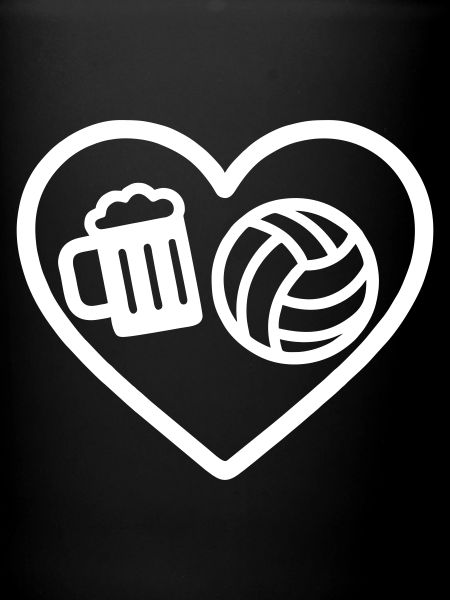 Heart Volleyball Beer