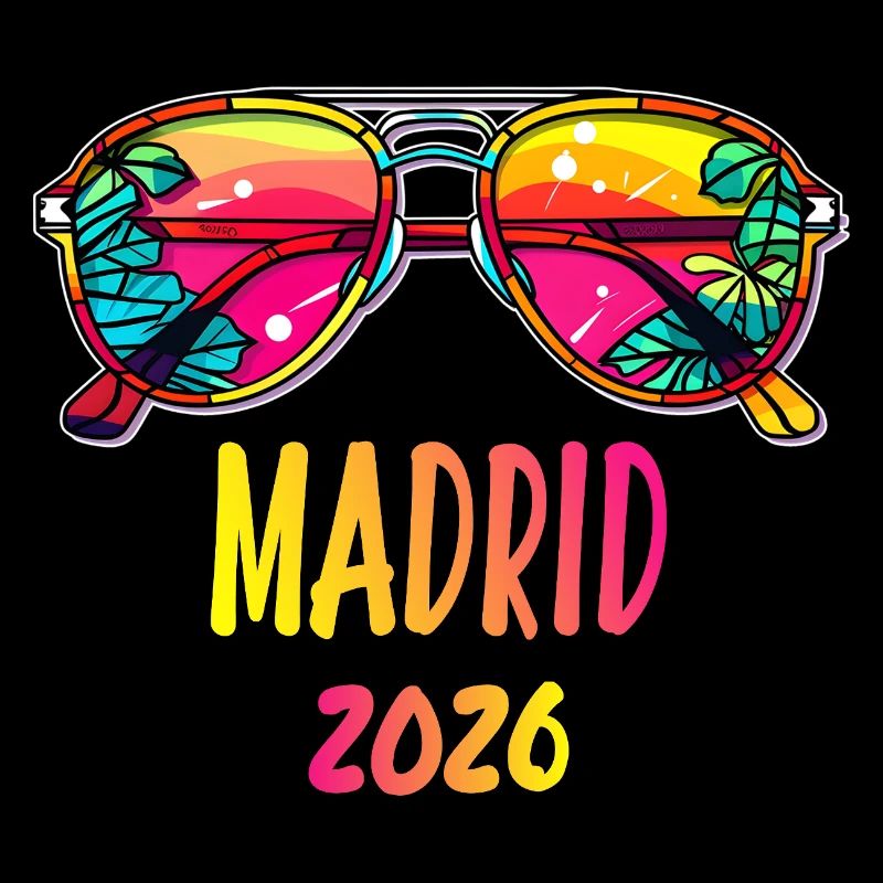 Madrid 2026 Neon Sunglasses