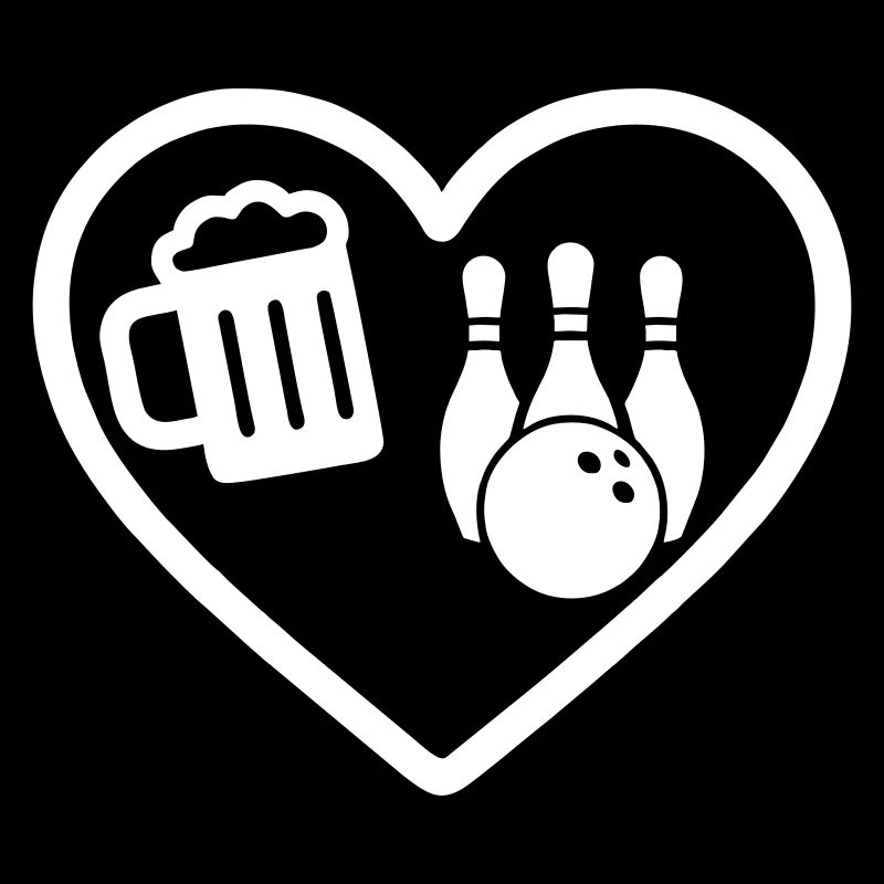 Heart Beer Bowling-Humor