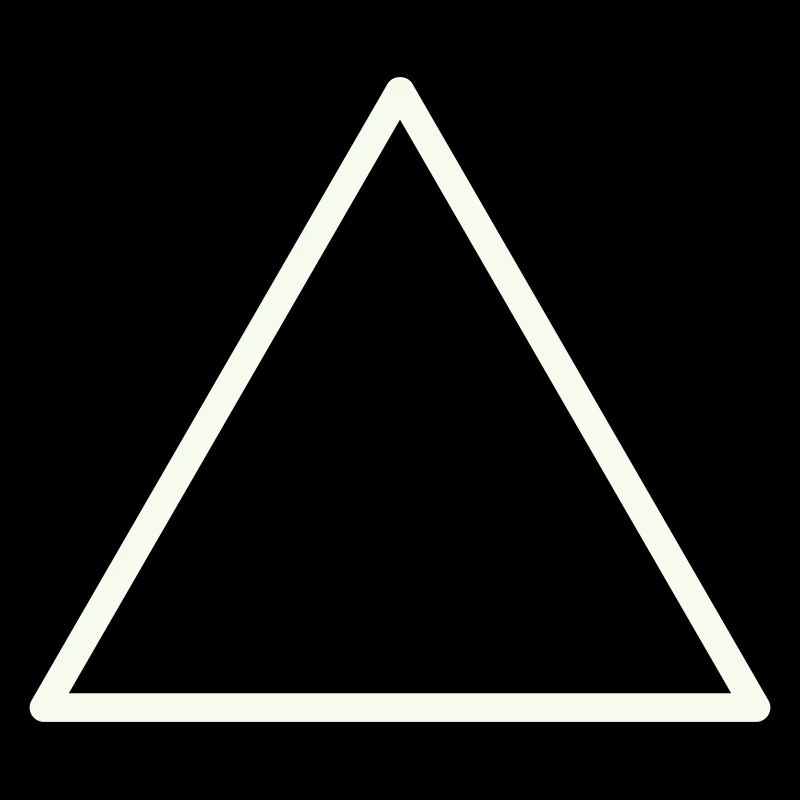 Geometric Shape Triangle Outline