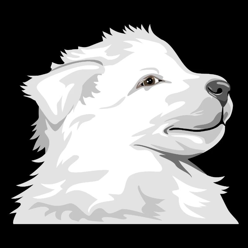 White puppy dog