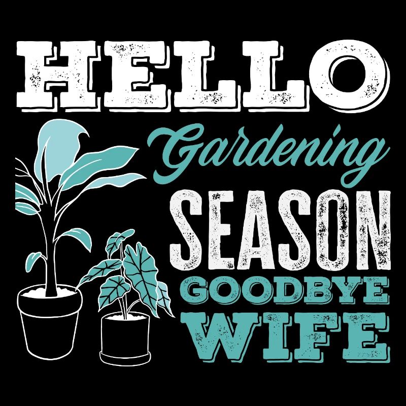 Gartensaison Auf Wiedersehen Ehefrau