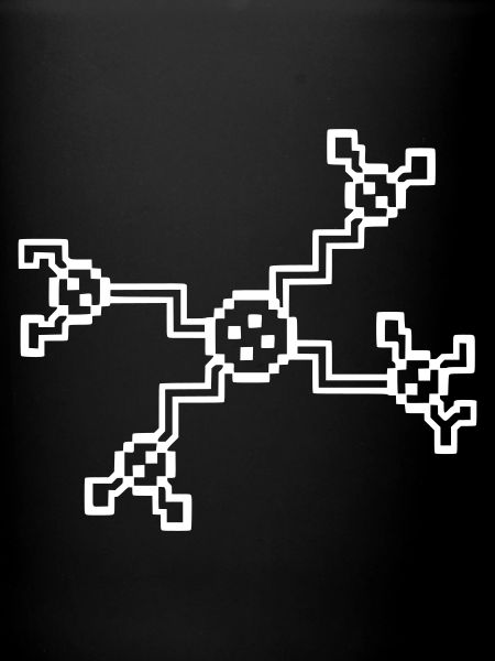 Neuron Nerve Cell Pixel 8-Bit
