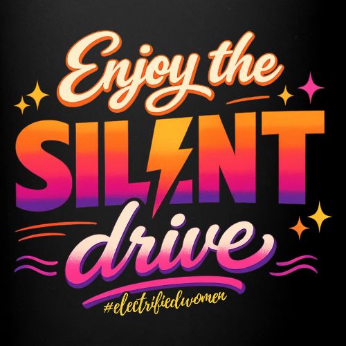 Enjoy the silent drive - Tasse einfarbig