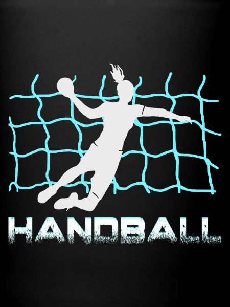 Handball-Torhüter Sprung