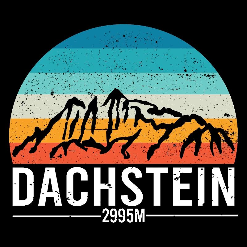 Dachstein Ramsau Austria Retro Sunset