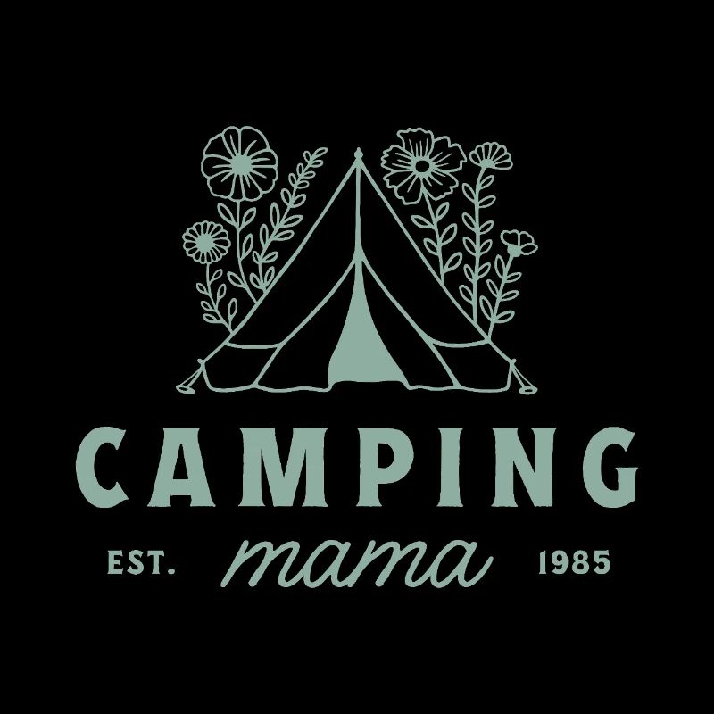 Camping Mama Mama Camper Mama Ästhetik