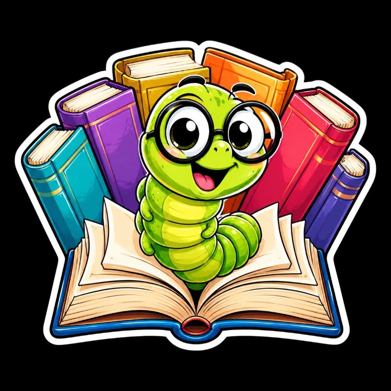 Cheerful Bookworm