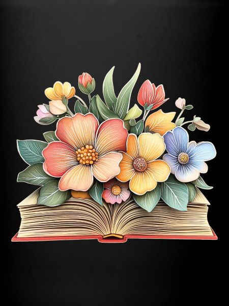 Livre fleuri