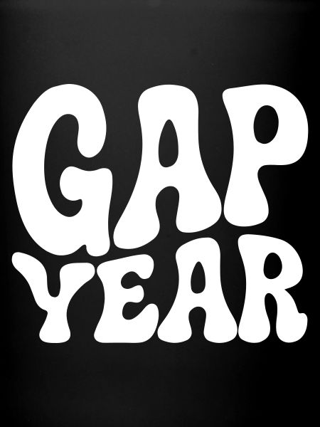 Gap Year retro lettering
