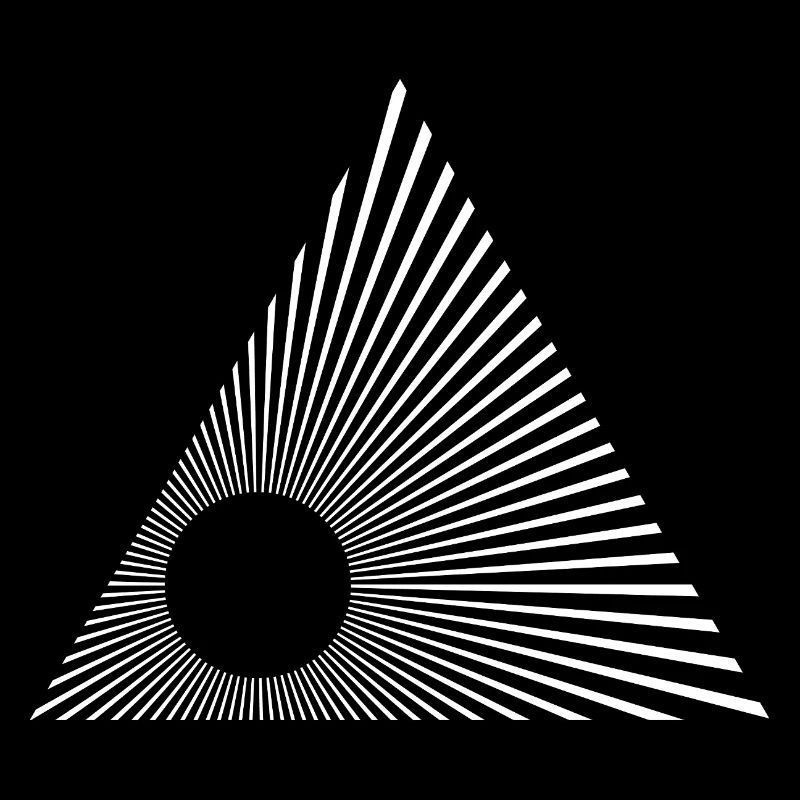 Rayons triangulaires radiants