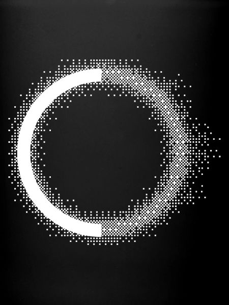 Cercle Halo pointillé