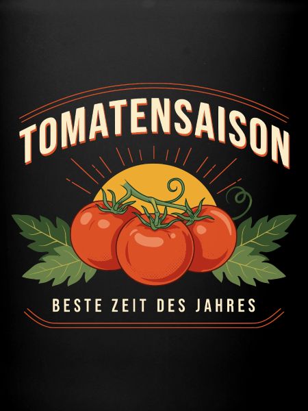 Tomatensaison Logo Beste Zeit
