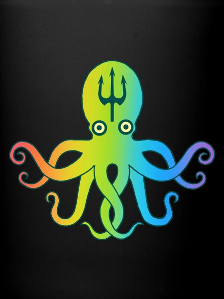 Mehrfarbiger Oktopus