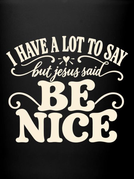 Be Nice Jesus Zitat-Tee
