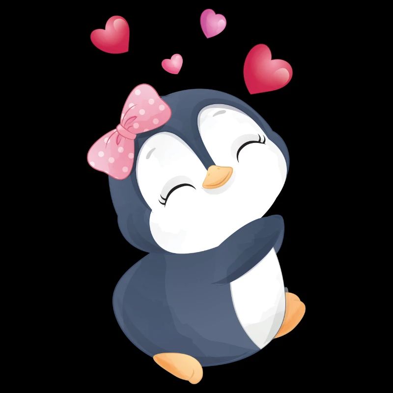 verliebter Pinguin