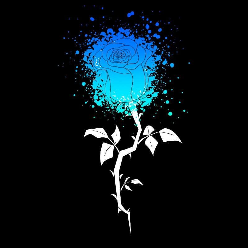 Blaue Rose