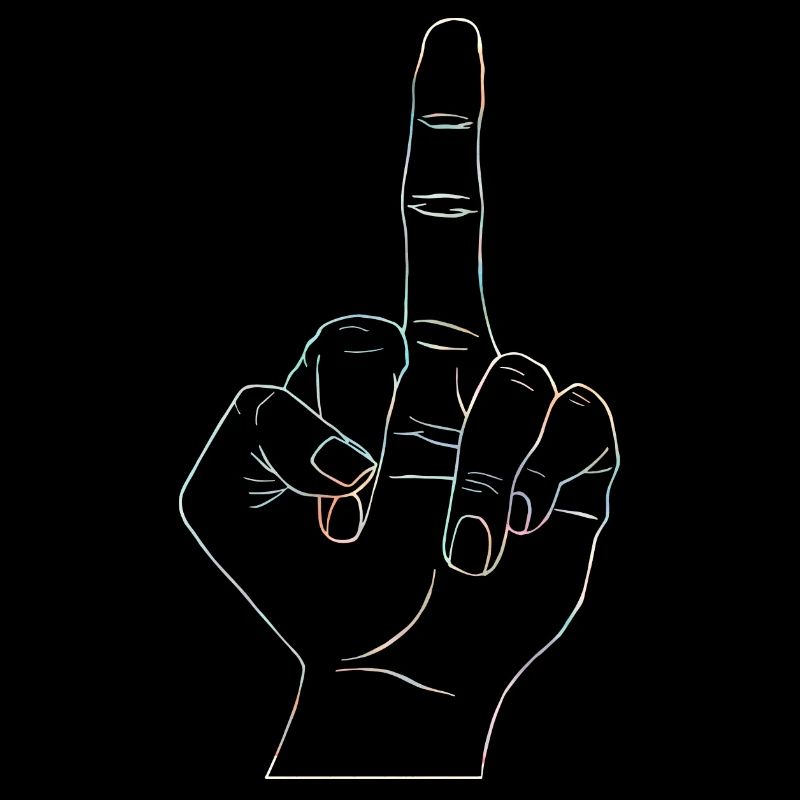 Schwarzer Finger
