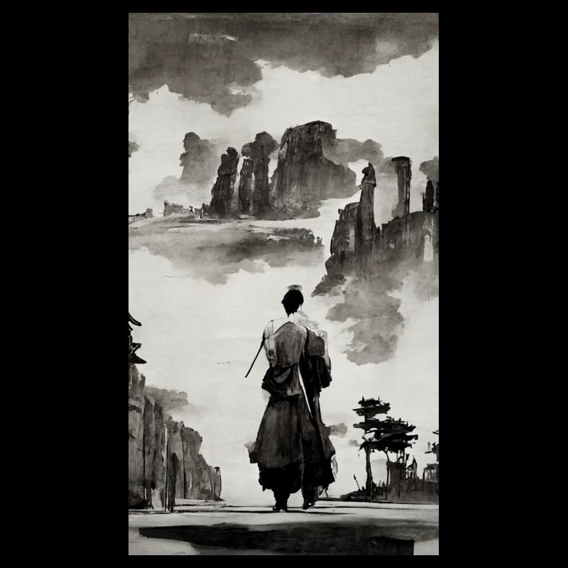 Samurai Japanisch Dunkel