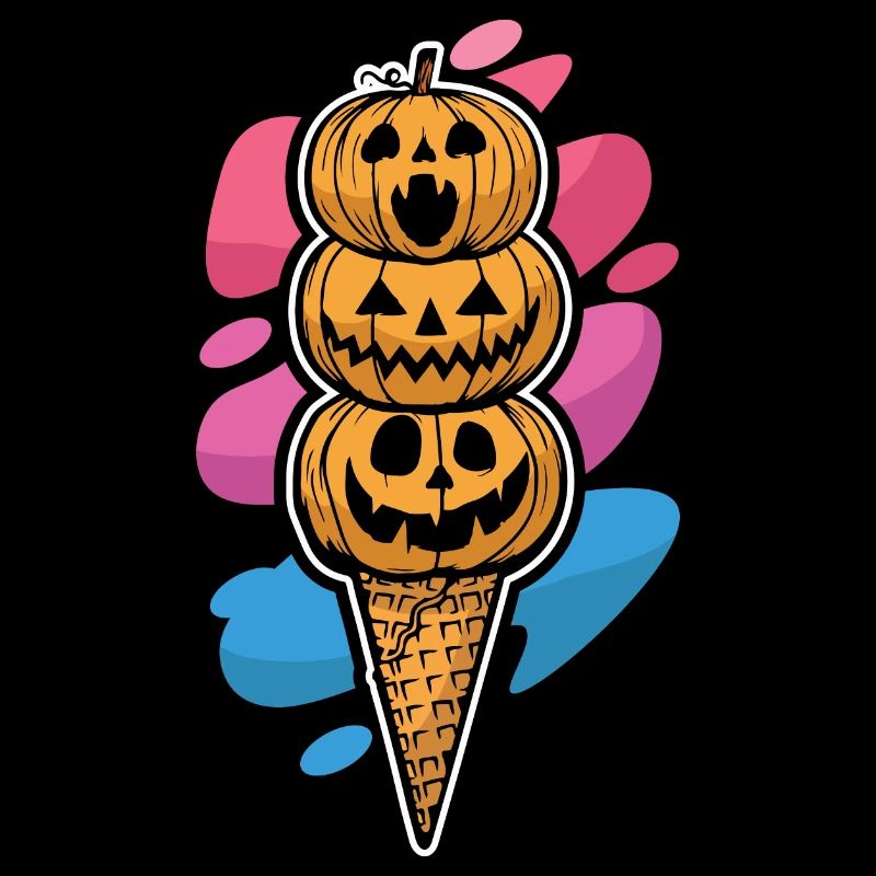 Halloween Kürbis Eis