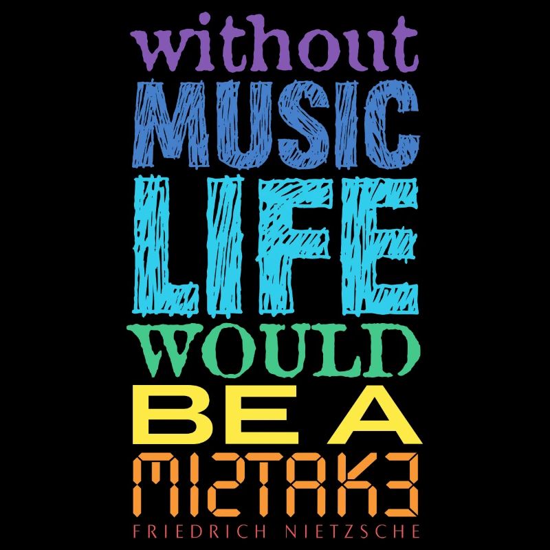 music . . . Nietzsche Sinnspruch