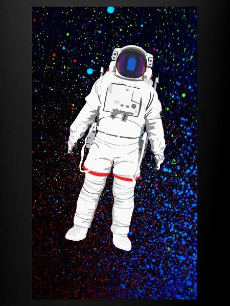 Astronaute en combinaison spatiale