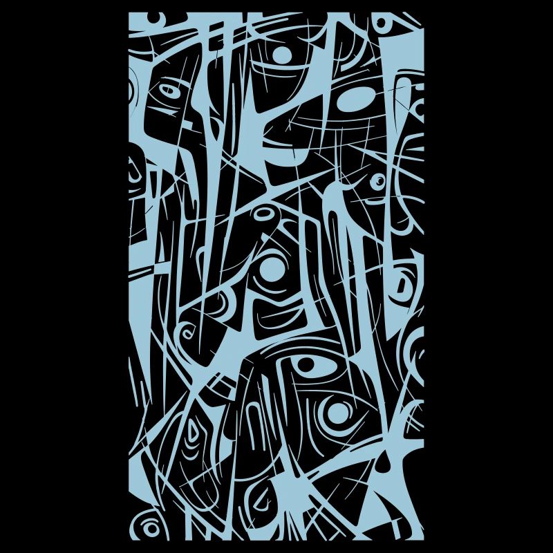 Abstract Geometric Shape Design Art Lines