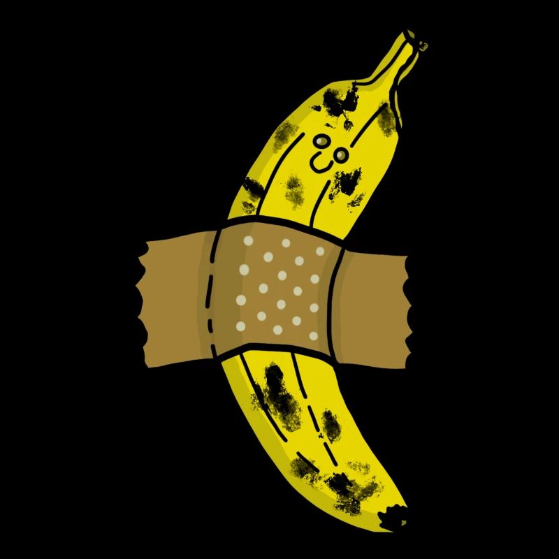 Banane mit Pflaster