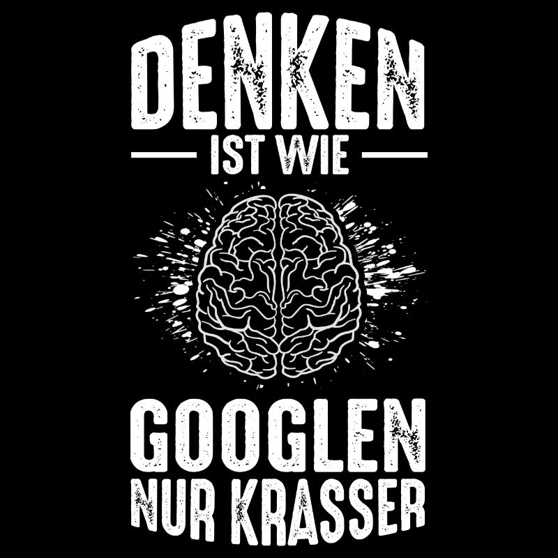 Thinking is like googling only crass brain informat.
