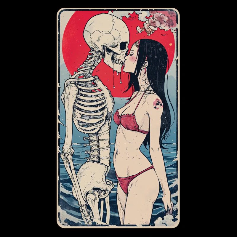 Baiser sur la plage