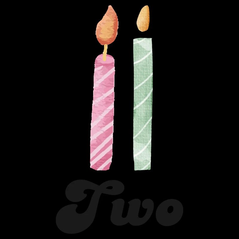 2e anniversaire bougie