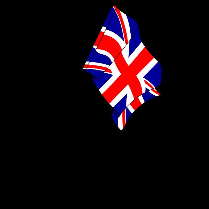 Drapeau Angleterre Homme Marche