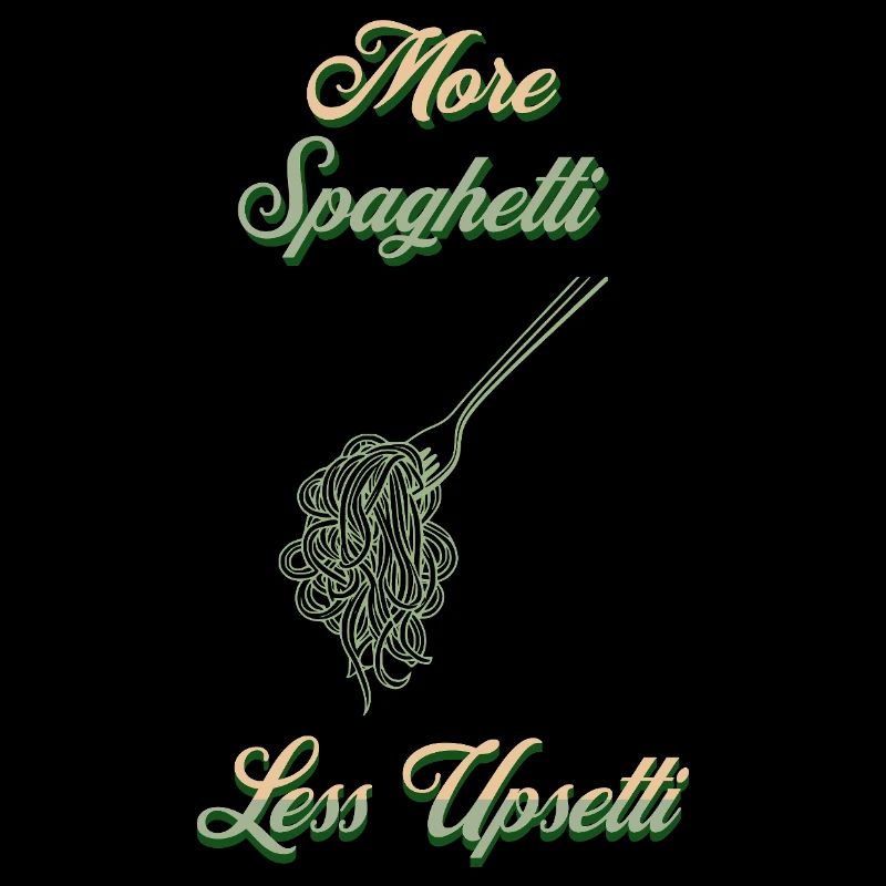 Plus de Spaghetti Upsetti Chef Imprimer Vert