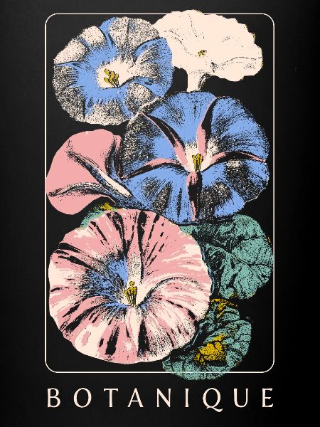 Botanique Etude Florale Pastel