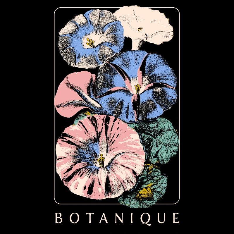 Botanique Etude Florale Pastel