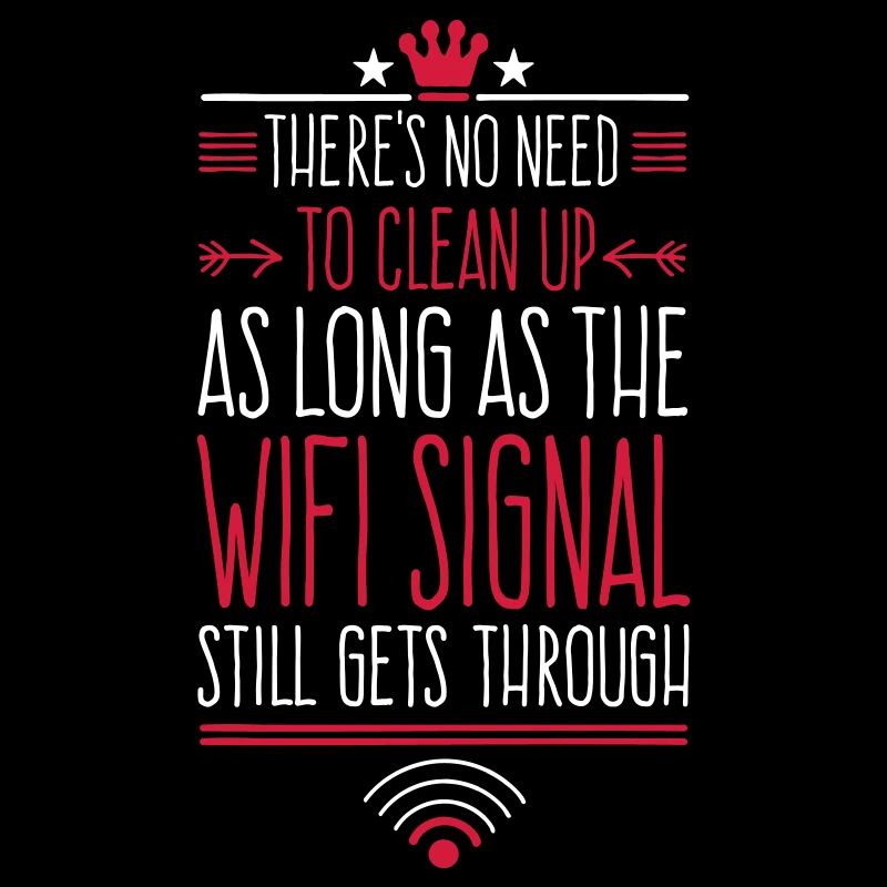 WLAN - You only have to clean up when the WLAN...