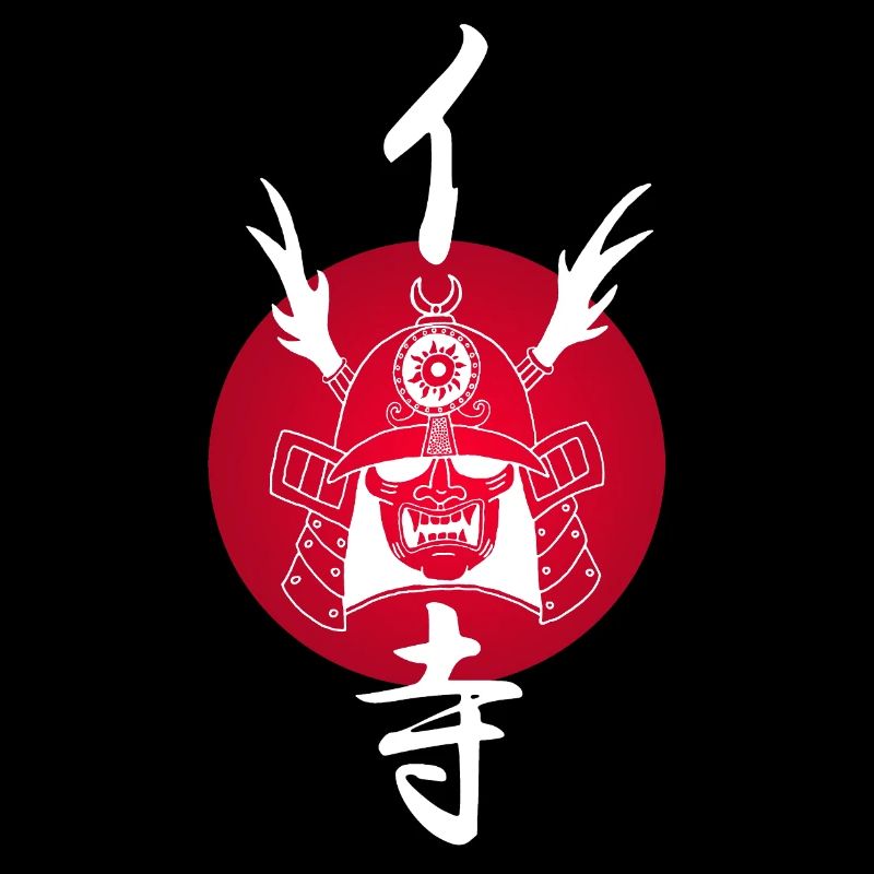 Weißer Samurai und Rote Sonne