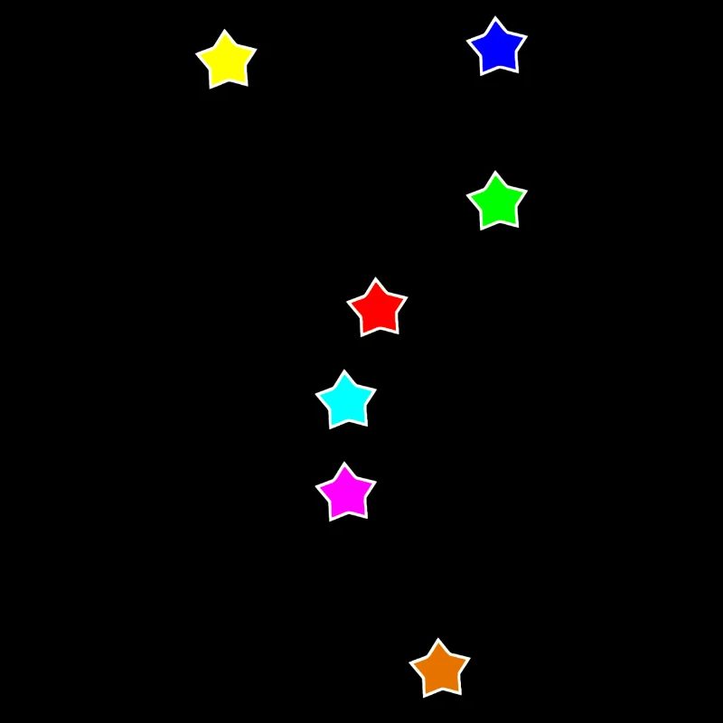 Etoiles colorées, Grande Ourse