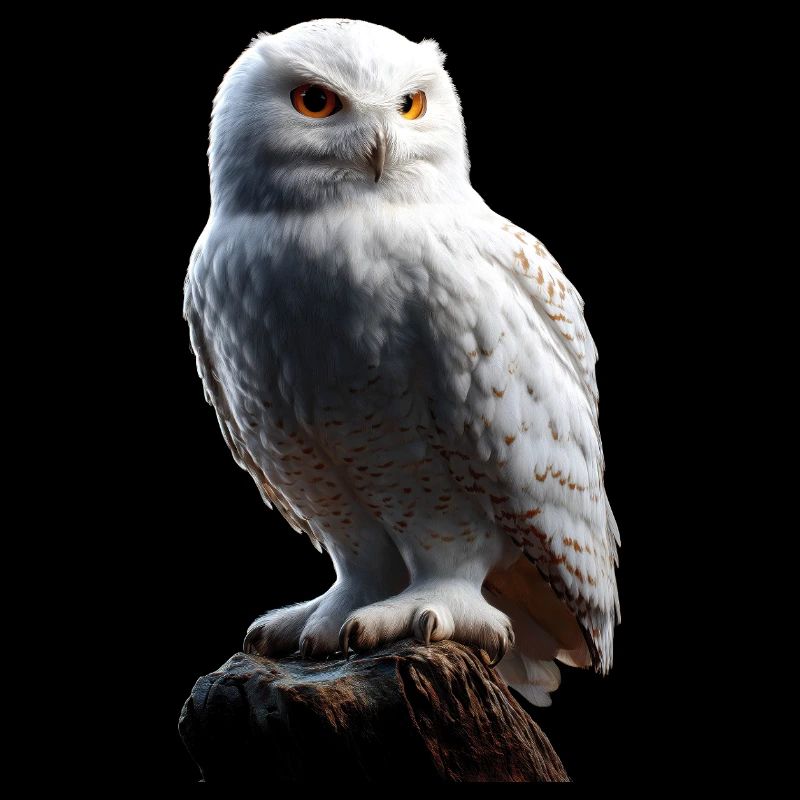 Schneeeule Weiße Eule Kauz Uhu Owl Schnee Eulen