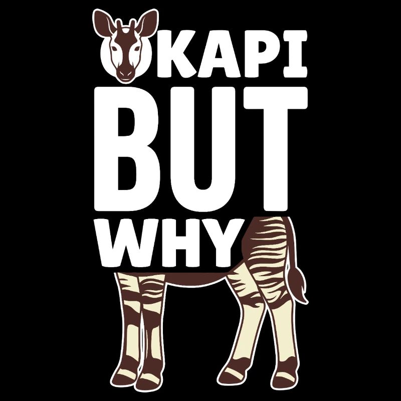 Okapi-liebhaber Okapi-tier Seltene Tierweltliebe
