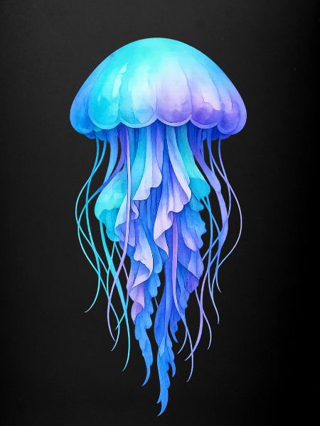Blauer Quallengeist
