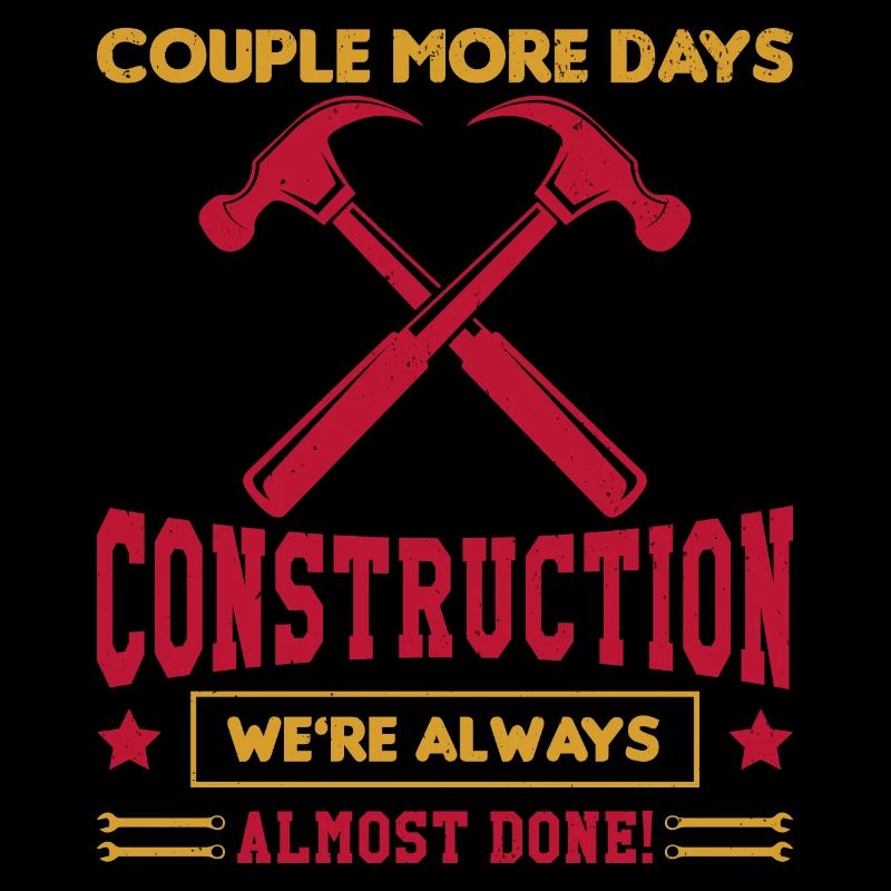 Building Design For Men Daddy Construction Worker