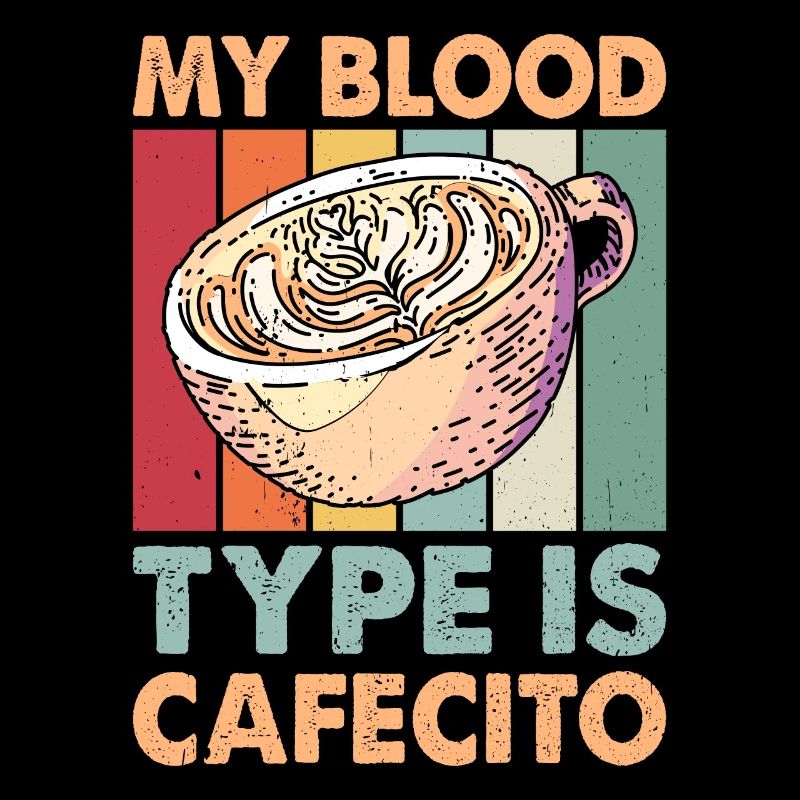 Spanisches Kaffeedesign „cafecito & Concha Lovers“