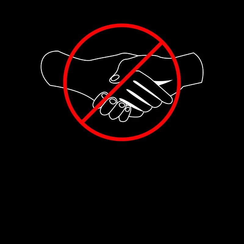 Handshake Prohibited I Stop COVID19