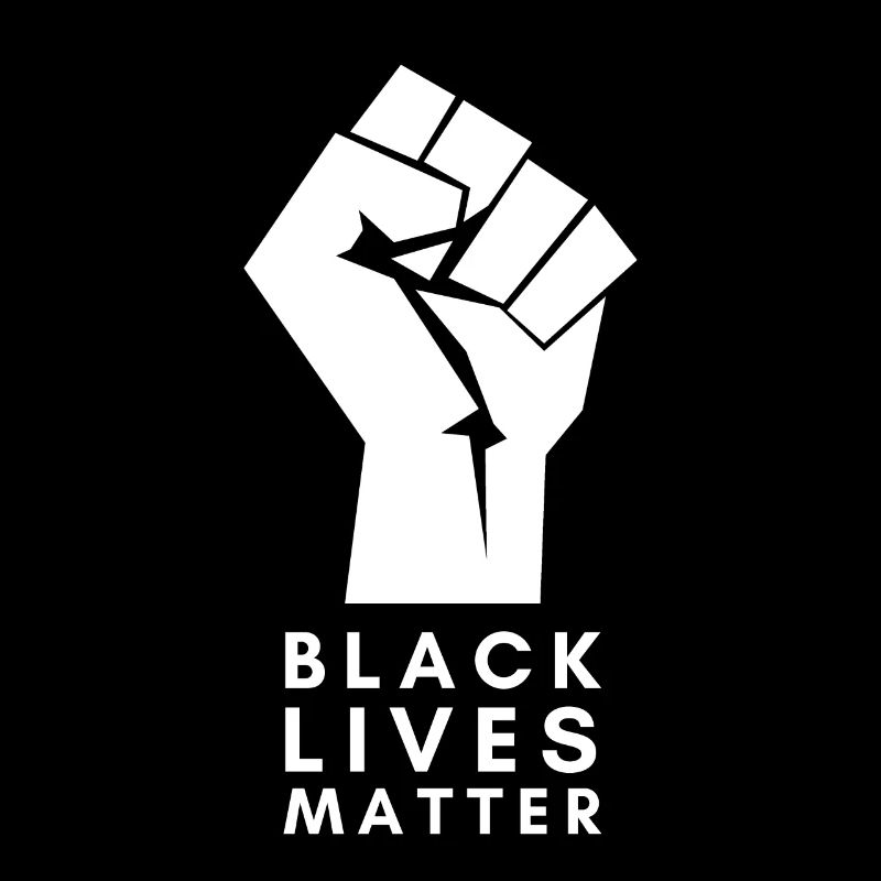 Faust Mit Black Lives Matter Black Power BLM