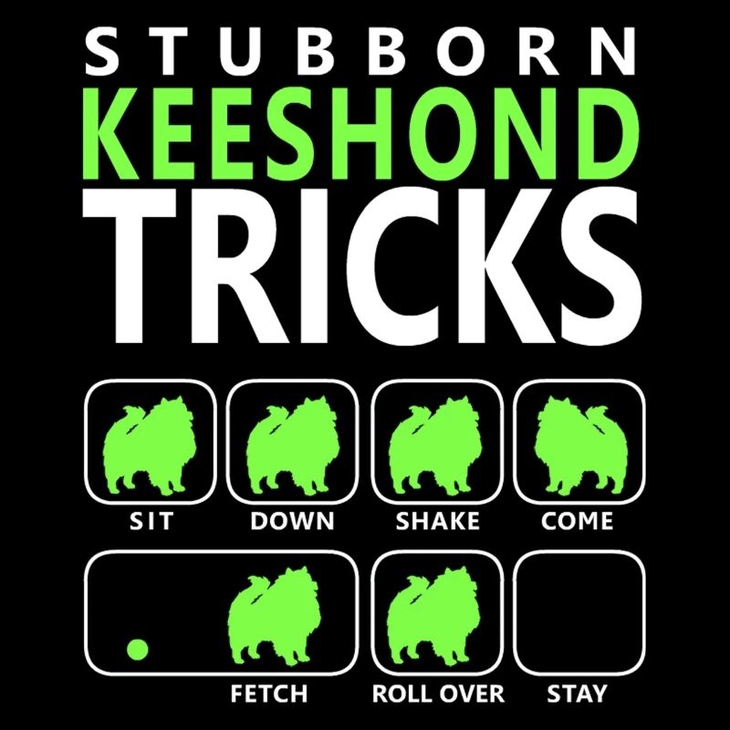 Stubborn Keeshond Tricks